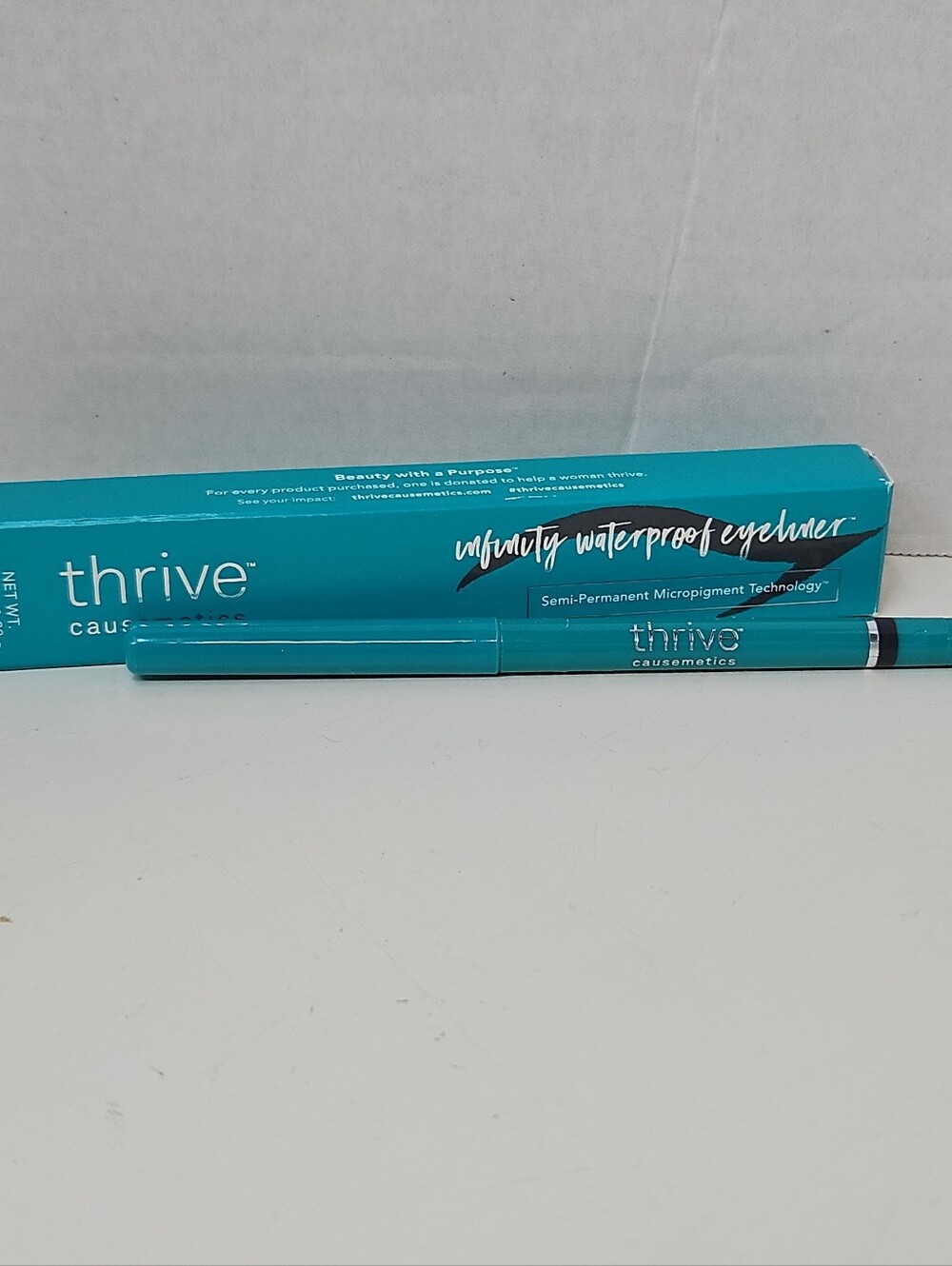 Thrive Causemetics Infinity Waterproof Eyeliner Hoda Slate Grey Matte New
